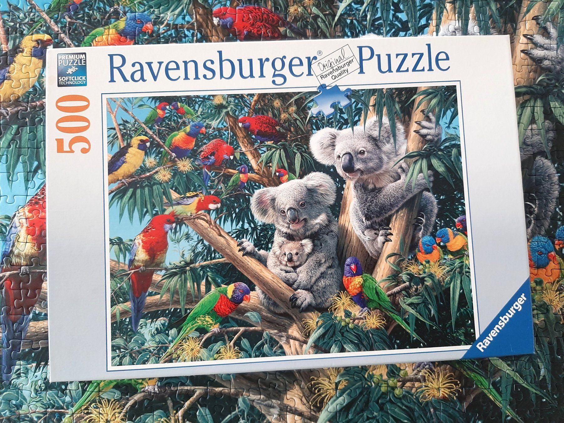 Ravensburger Puzzles: Puzzle 500er Ravensburger Koalas im Baum – D'occasion à Flaach par maj_w_ 1