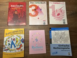 Verschiedene Lehrmittel Mathematik Unterstufe