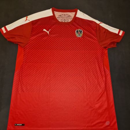 Trikot Österreich Puma 3XL rot Authentic-Siegel 2016/2017
