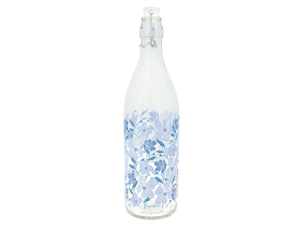 Greengate Sonstiges Geschirr & Gläser: glasflasche laerke mit blumenmuster greengate – Neu (gemäss Beschreibung) aus Reigoldswil von cabane-blanche
