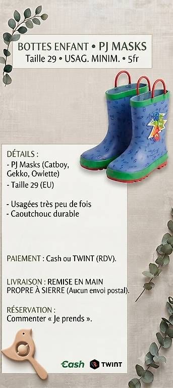 Chaussures garçon: Différentes chaussures pour garçons – D'occasion à Sierre par ana_8jqm