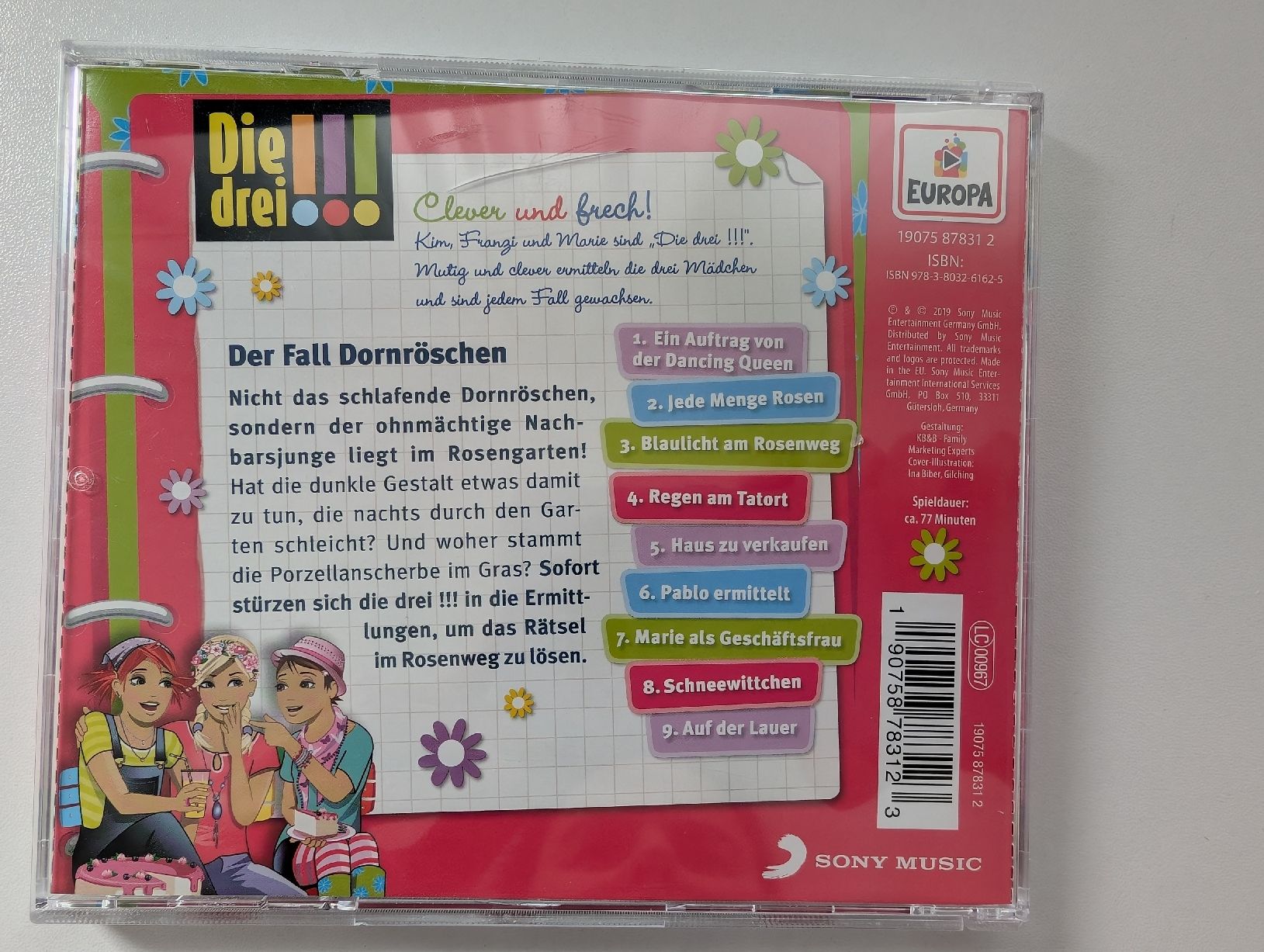 CDs: Die drei!!! - Der Fall Dornröschen, Fall 61 – Gebraucht aus Wädenswil von HummerZH 1