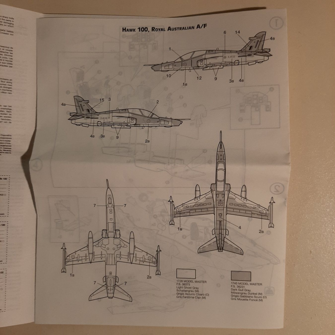 Italeri Kit di modellismo & Modellini statici: 2150 ... BAe Hawk Mk 100 ... Italeri 1211 – Usato da Bonstetten venduto da Benibanny59 3