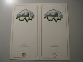 PTT Briefmarkenheftli Set - Schweizerische Post 1985