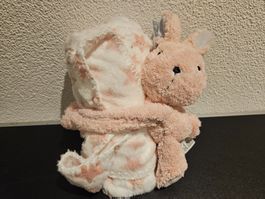 Neu - Hase-Plüsch mit Babydecke (Ausstellungsstück)