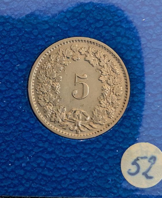 Tutti le monete: 5 Rappen 1952 – Usato da Arch venduto da coinsandmore 1