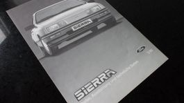 Ford Sierra Preisliste 5.1985
