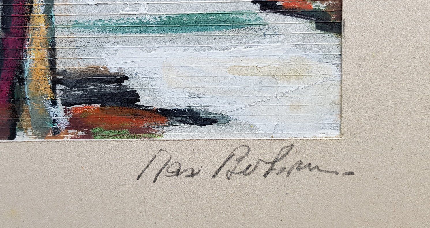 Gemälde: " Schnee in der Hofstatt"   Max Bohren - Schweizer Kunst – Gebraucht aus Horw von Kunstreich7 3