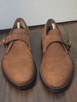 Bally Herren Wildleder Monk Strap Schuhe, 42.5 / 9.5