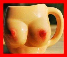 Brusttasse Kaffeetasse Teetasse Keramik Geschenkidee Nippel