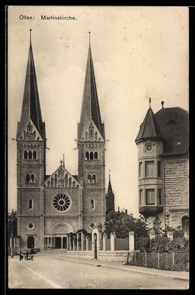 Cartes postales: AK Olten, Martinskirche – D'occasion à Berlin par bartko-reher