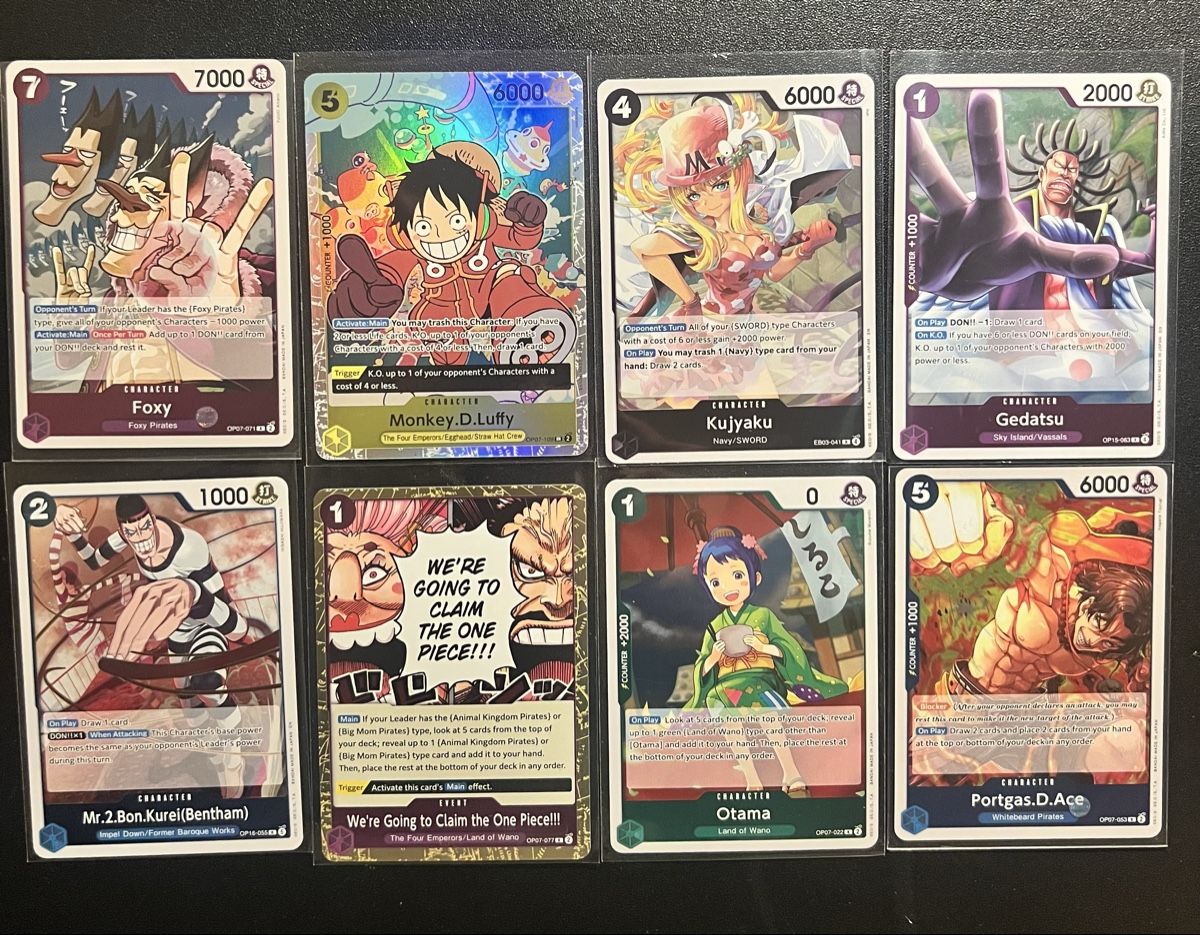 Carte collezionabili: One Piece Div. 8 Karten Lot 8 – Nuovo (secondo la descrizione) da Goldach venduto da Milosg3