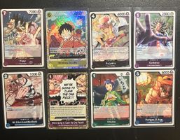 One Piece Div. 8 Karten Lot 8