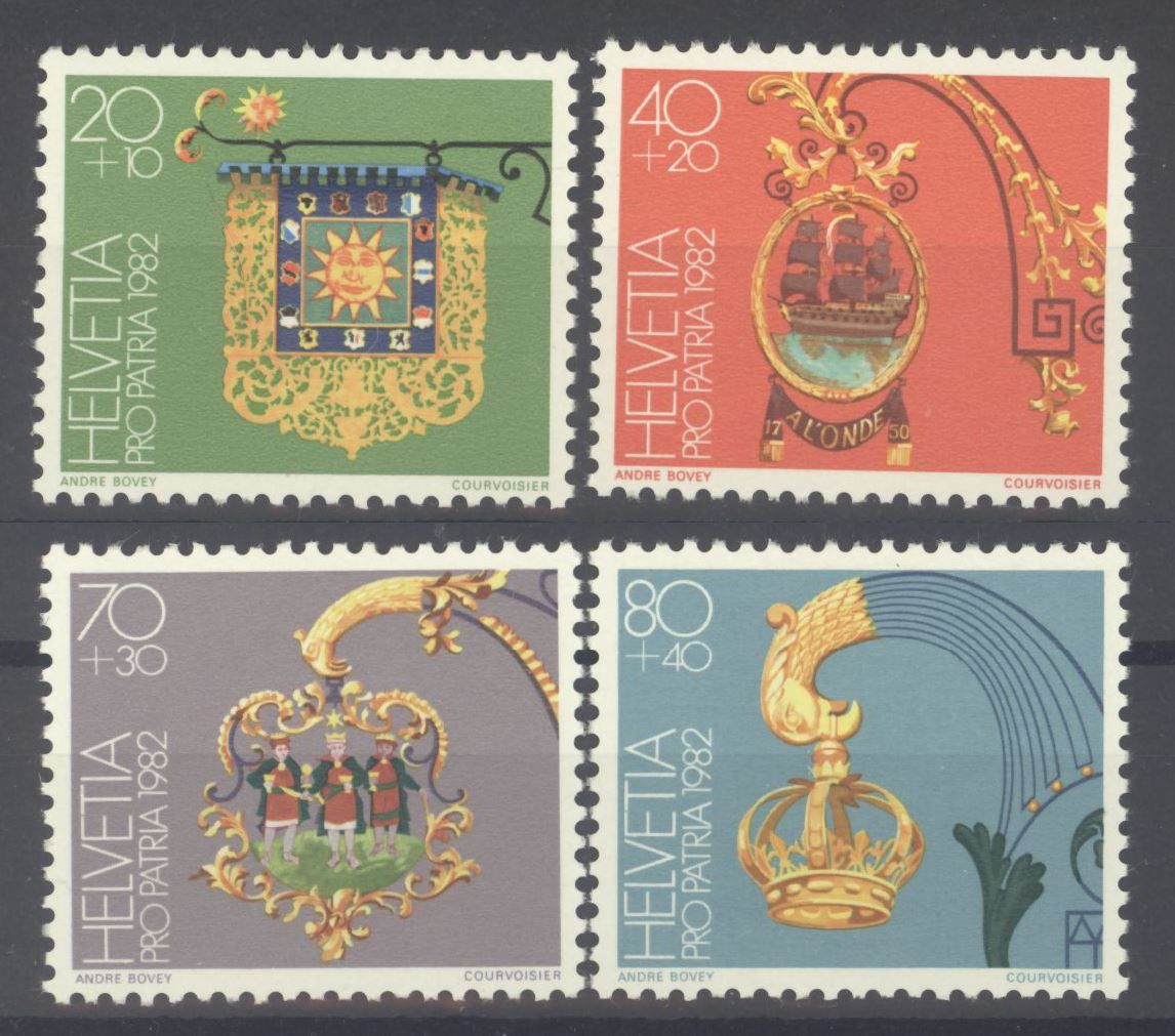 Tutti i francobolli: 1982, Pro Patria ** – Usato da Willisau venduto da Vollstempel