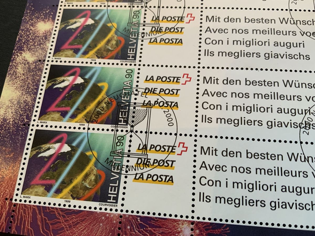 Tutti i francobolli: 2000 MILLENNIUM BOGEN ET EINWANDFREI – Usato da Beinwil am See venduto da Ricri 1