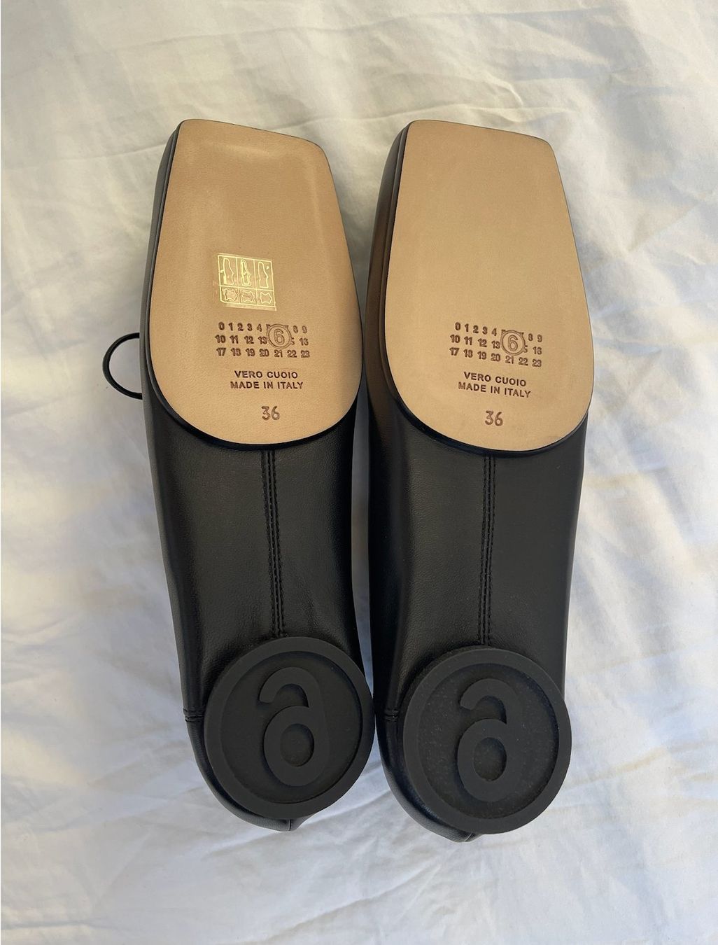 Maison Margiela Scarpe da donna: MM6 leather ballet flats – Nuovo e nell'imballaggio originale da Fribourg venduto da nou_8bn7 1