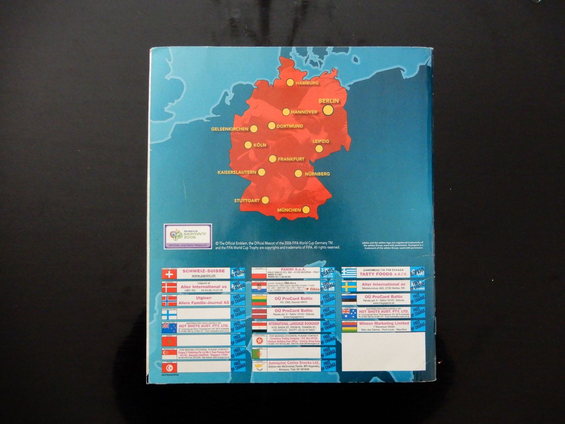 Panini Album: Paninialbum WM2006 Deutschland – Usato da Staufen venduto da Bruneas 1