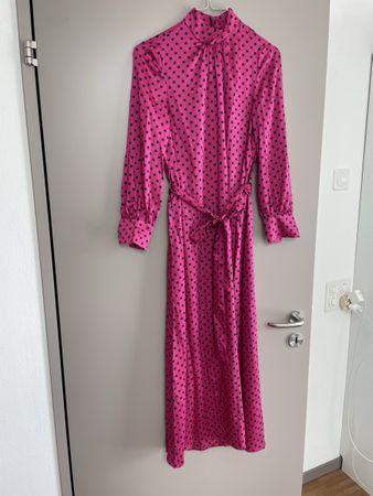 Zara Maxikleid Gr. S gepunktet lang
