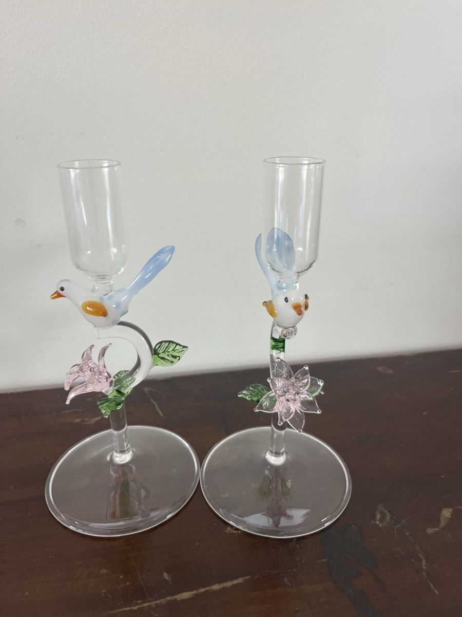 Portacandele: 2xKerzenständer aus Glas – Nuovo e nell'imballaggio originale da Saanen venduto da SoniaMichaela 6