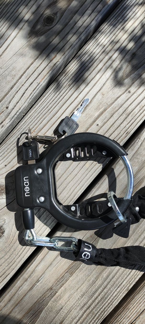 Schlösser: NEAN Velo Rahmenschloss mit Kette *neu* SCHNÄPPLI! – Neu (gemäss Beschreibung) aus merishausen von hidee 7