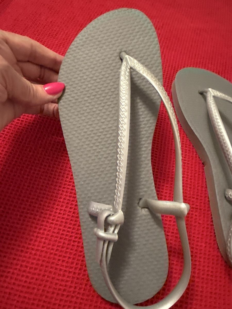 Scarpe da donna: NEU***FLIP-FLOPS SANDALE, Gr. 40, GRAU***TOP PREIS*** – Nuovo e nell'imballaggio originale da Zürich venduto da Ceca52 3