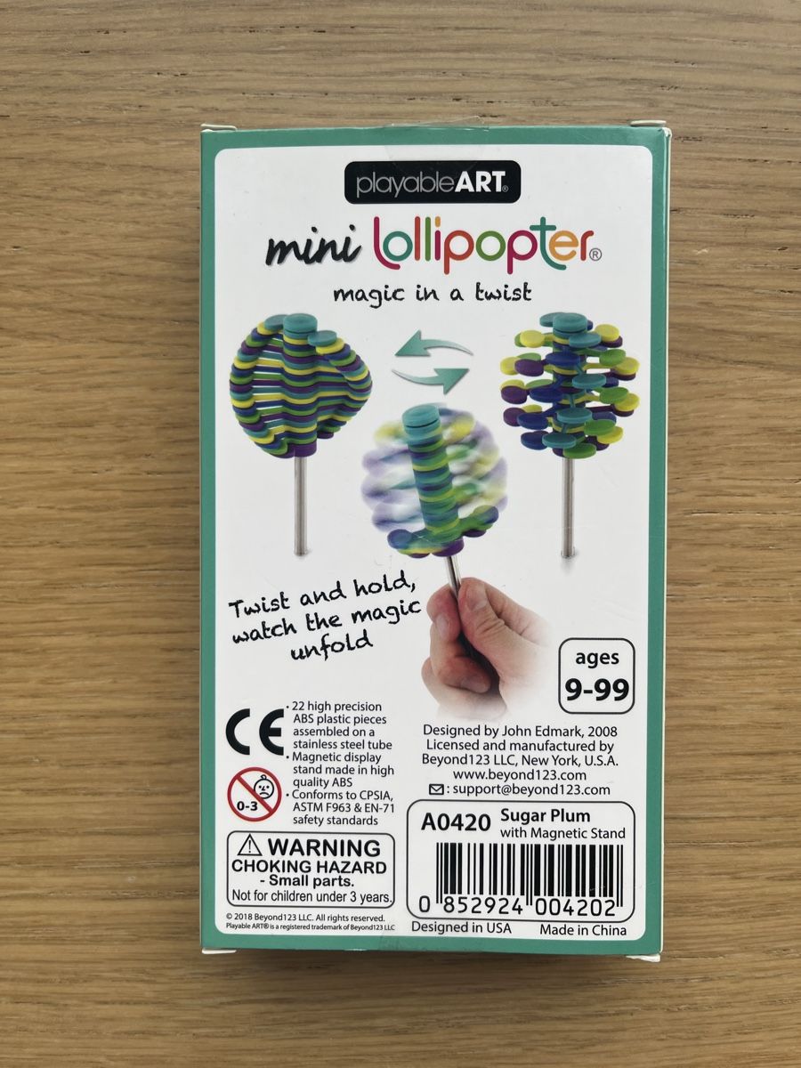 Giocattoli: Mini Lollipopter Playable Art jouet – Nuovo (secondo la descrizione) da Champlan venduto da Cjayretro 2