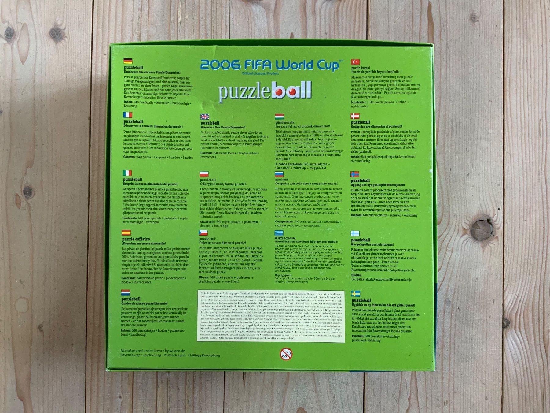 Ravensburger Puzzles: Puzzleball von Ravensburger, 540 Teile – Gebraucht aus Dübendorf von Roliricardo 1