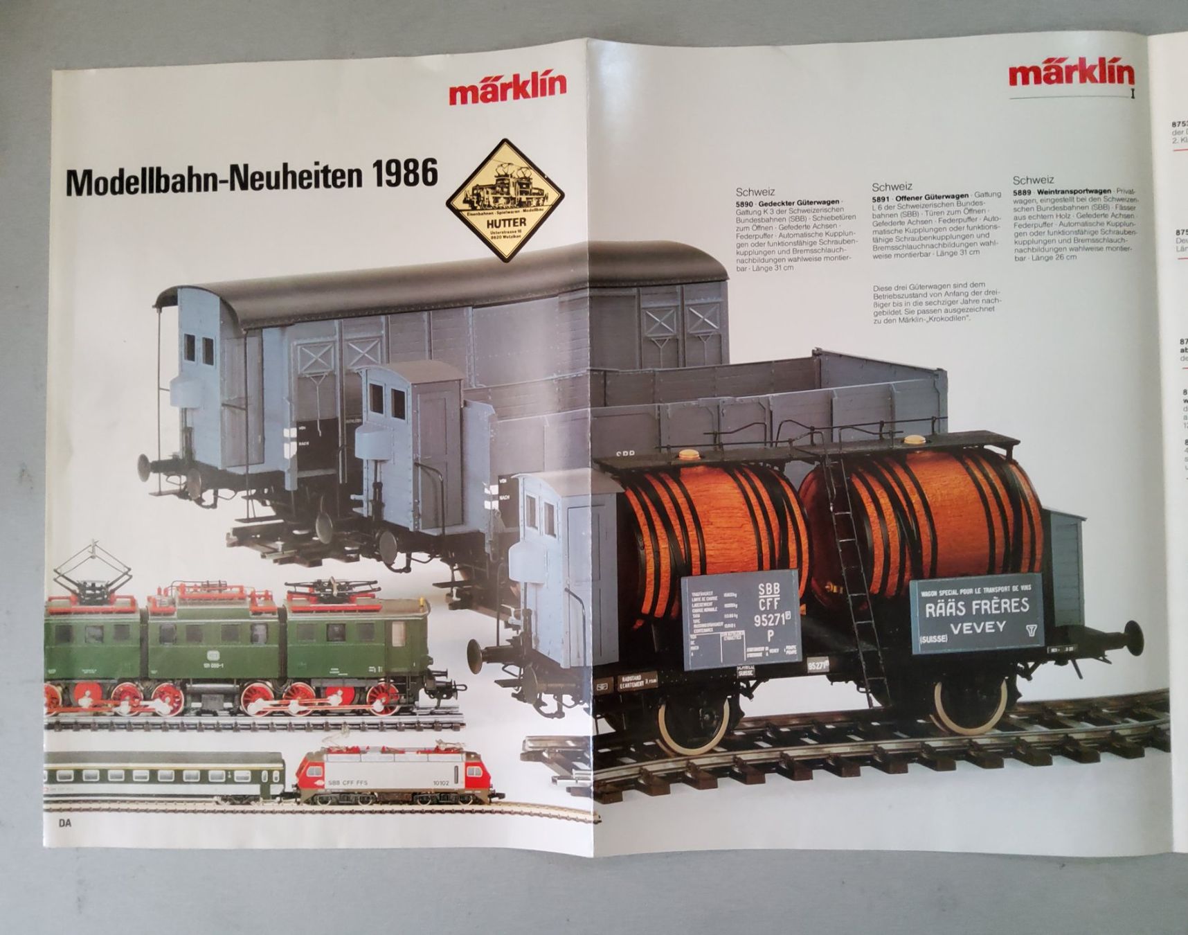 Märklin Modellini di ferrovie: 7 Märklin Prospekte H0 – Usato da Grüningen venduto da VENOM59 9