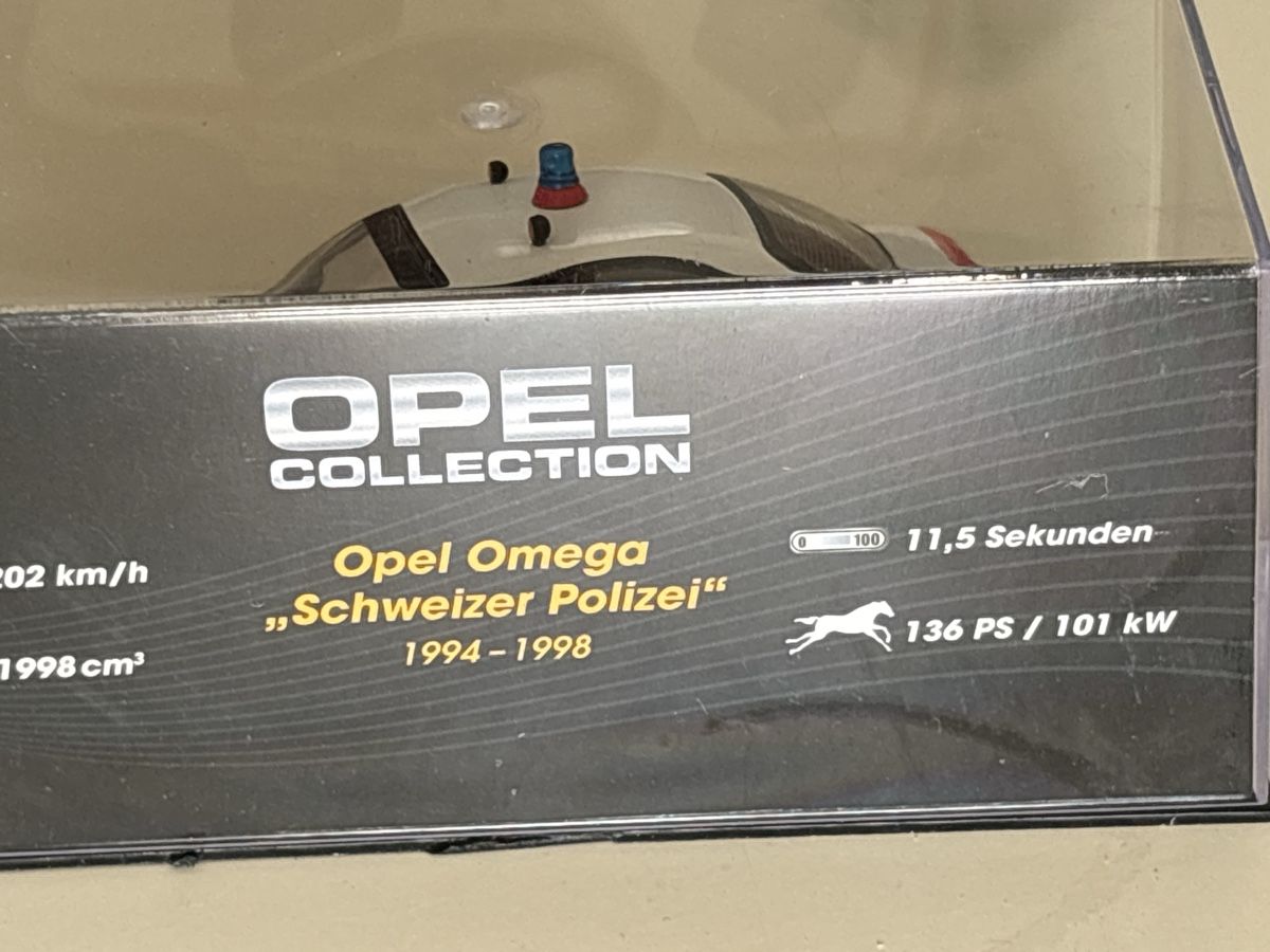 Opel Voitures modèles:  Opel Omega Schweizer Polizei 1994-1998 – D'occasion à Lausanne par pabernard 5