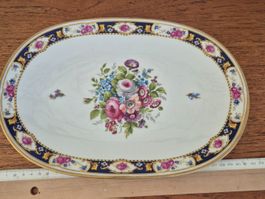 Plat/plateau Limoges porcelaine LB Fait main vintage V3