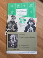 Notenhefte für Blockflöte 3 Stück