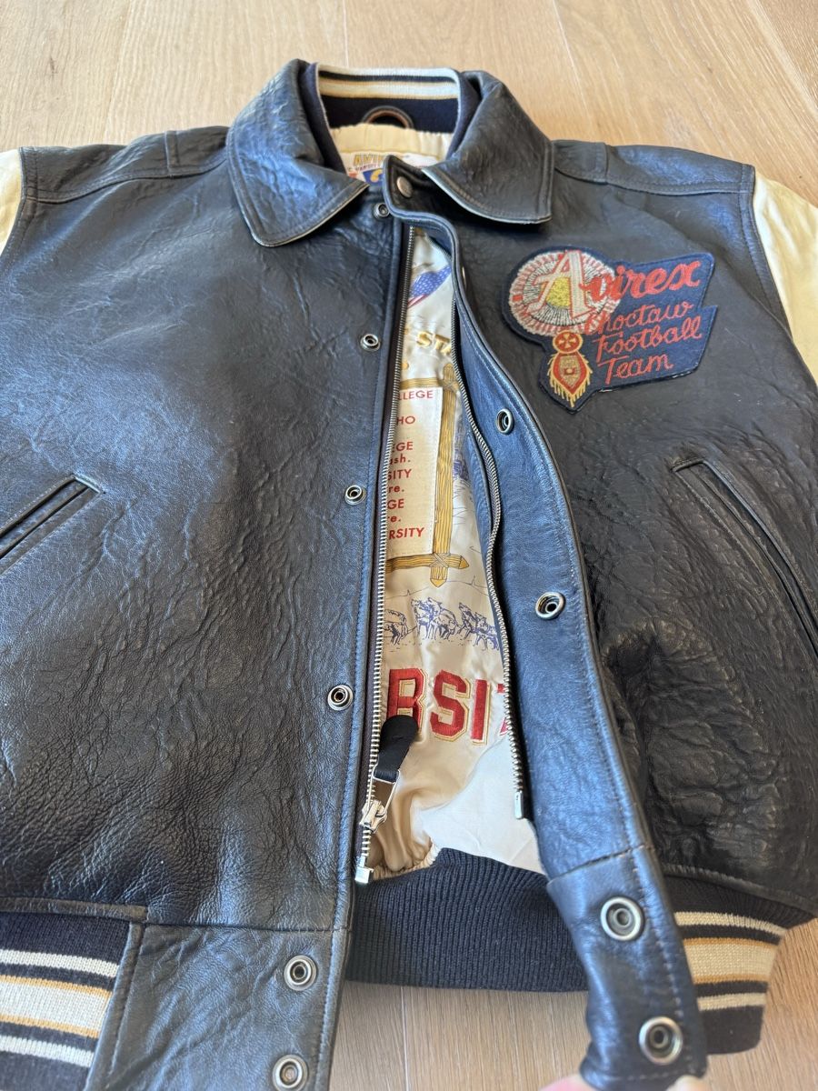 Avirex Vestes: Avirex Leather Varsity Jacket – Neuf (Voir description) à Uerikon par MarkBaumann 7
