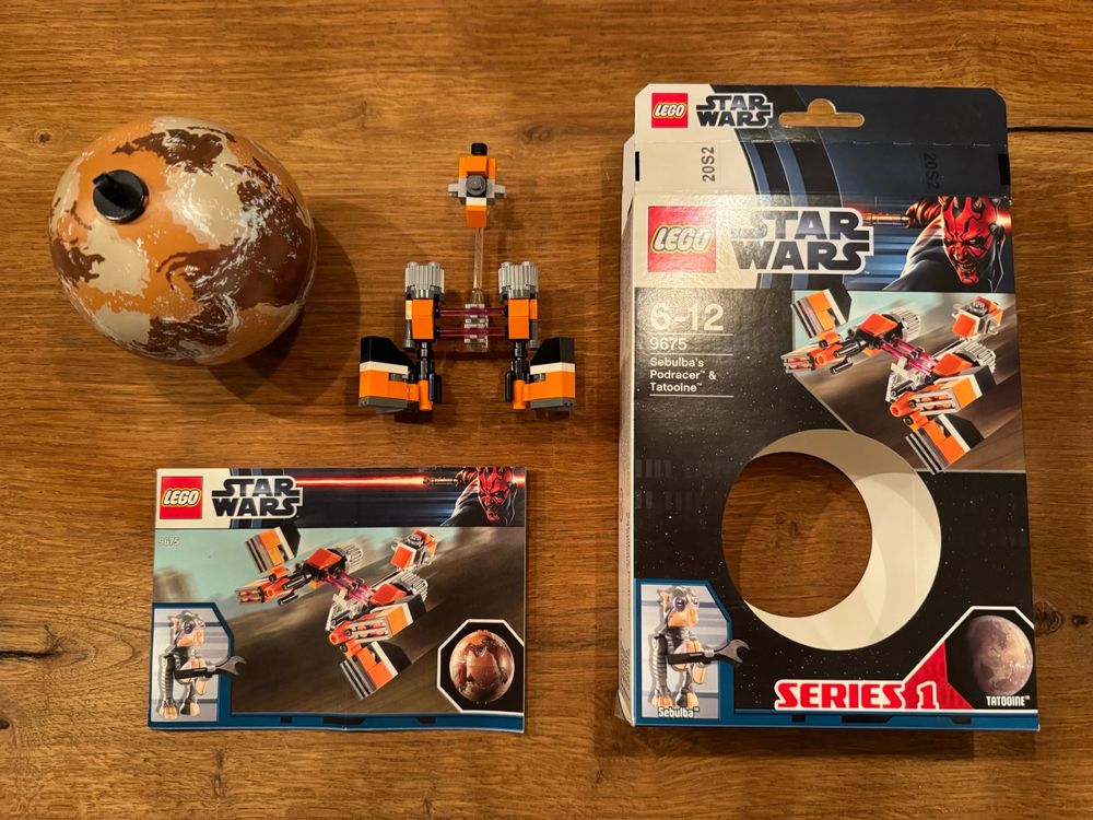 Lego 9675 - Star Wars - Sebulba's Podracer & Tatooine (Gebraucht) in ...