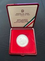 Silber 500 Lire Italien 1989 Krebsforschung – Etui & Zertifi