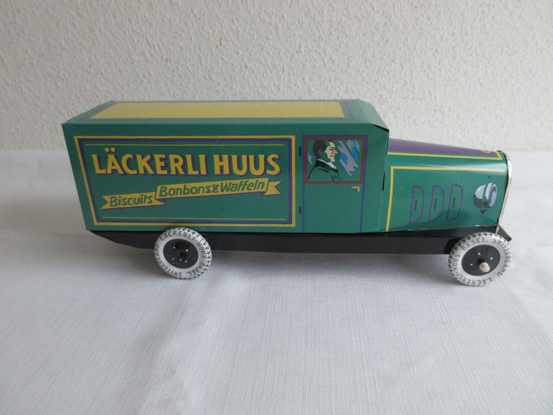 Modellini d'auto: Lastauto vom Läckerli Huus, 1983 – Usato da Binningen venduto da Oldfashion