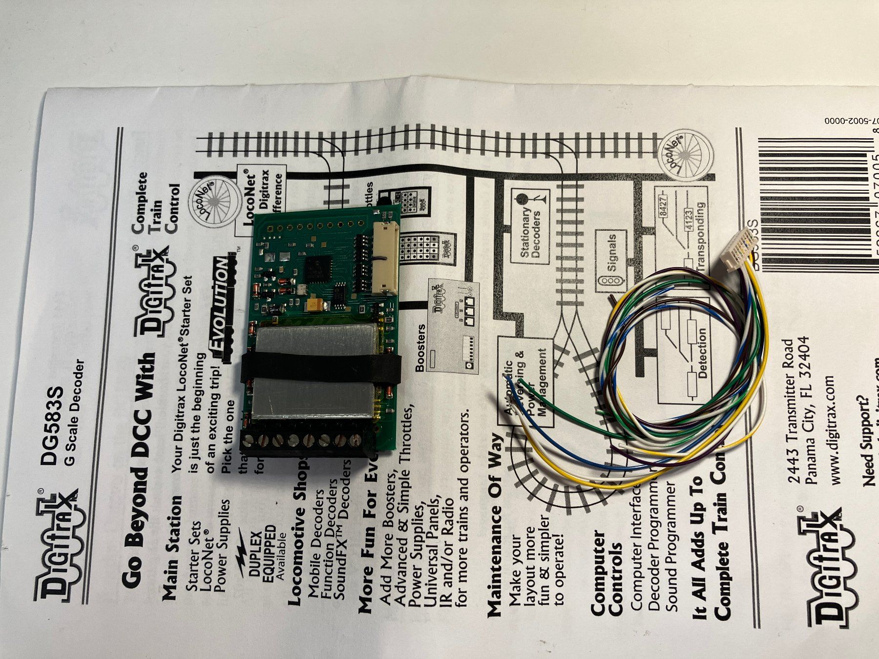 Modellini di ferrovie: Digitrax DG583S Digitaldecoder – Usato da Gossau ZH venduto da Edvsale 1