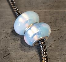2 Stk. Opalit Bead European für Biaggi Chamilia Pandora