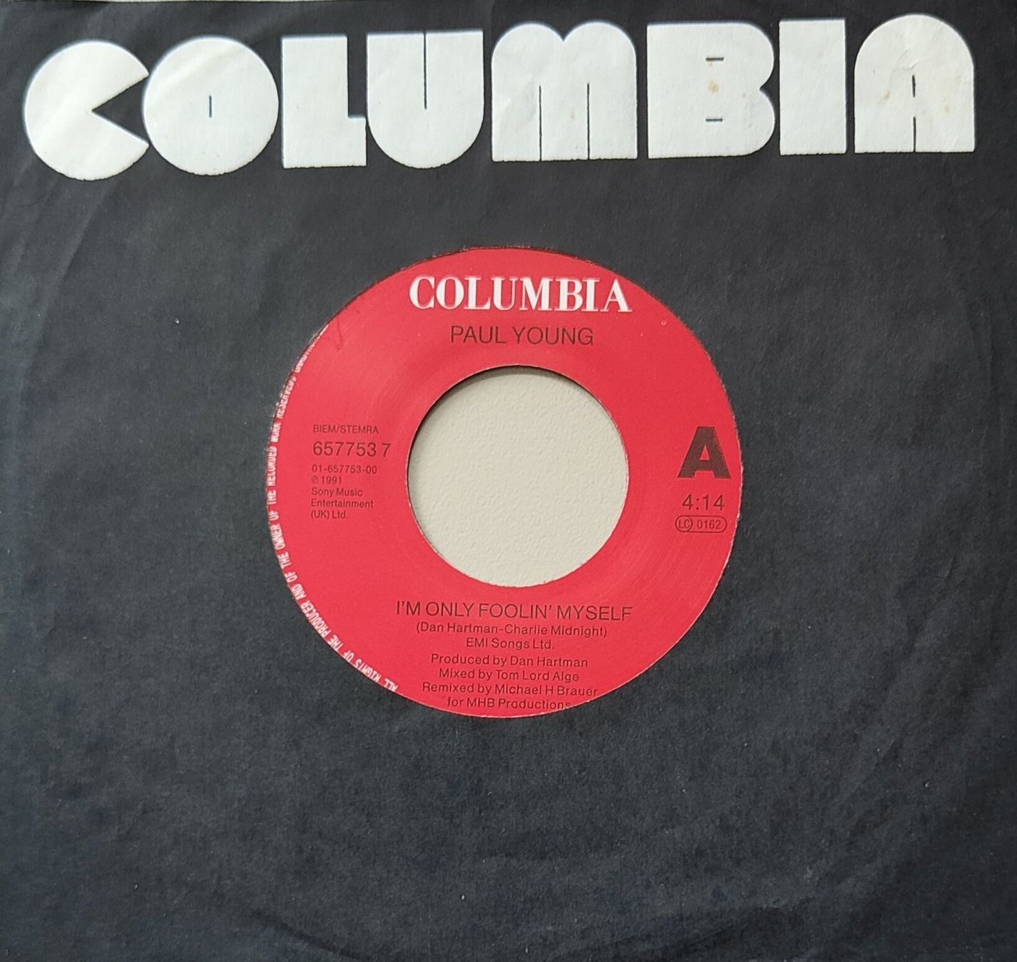 Vinyles: Vinyl-Single Paul Young - I'm Only Foolin' Myself – D'occasion à Langenthal par Modo39