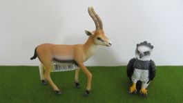 Schleich Gazelle und Adler ( selten ), neuwertig