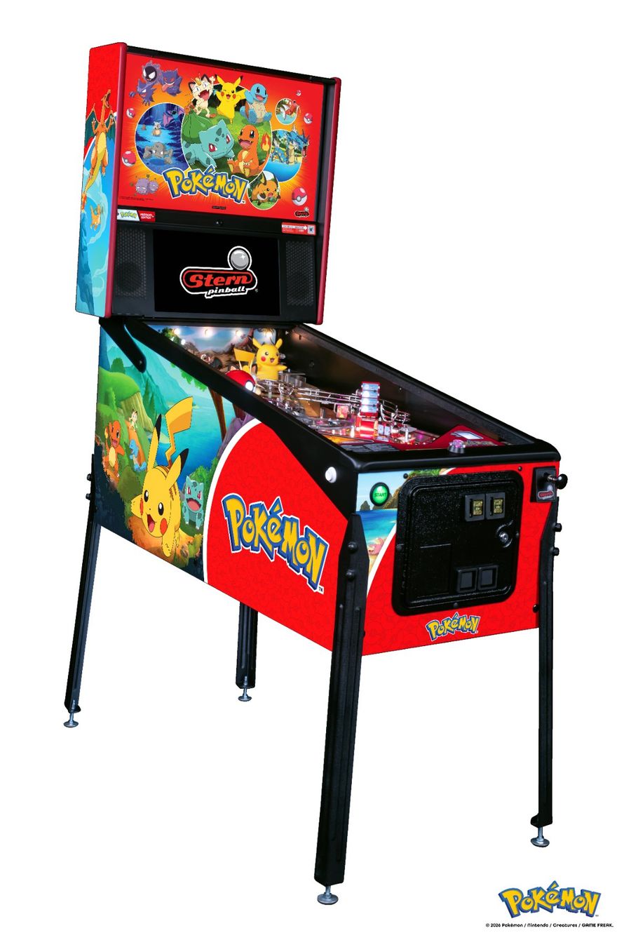 Stern Pinball Flipper: Pokemon Premium - Flipper - Pinball - Flipperkasten – Nuovo e nell'imballaggio originale da Wettingen venduto da extraball