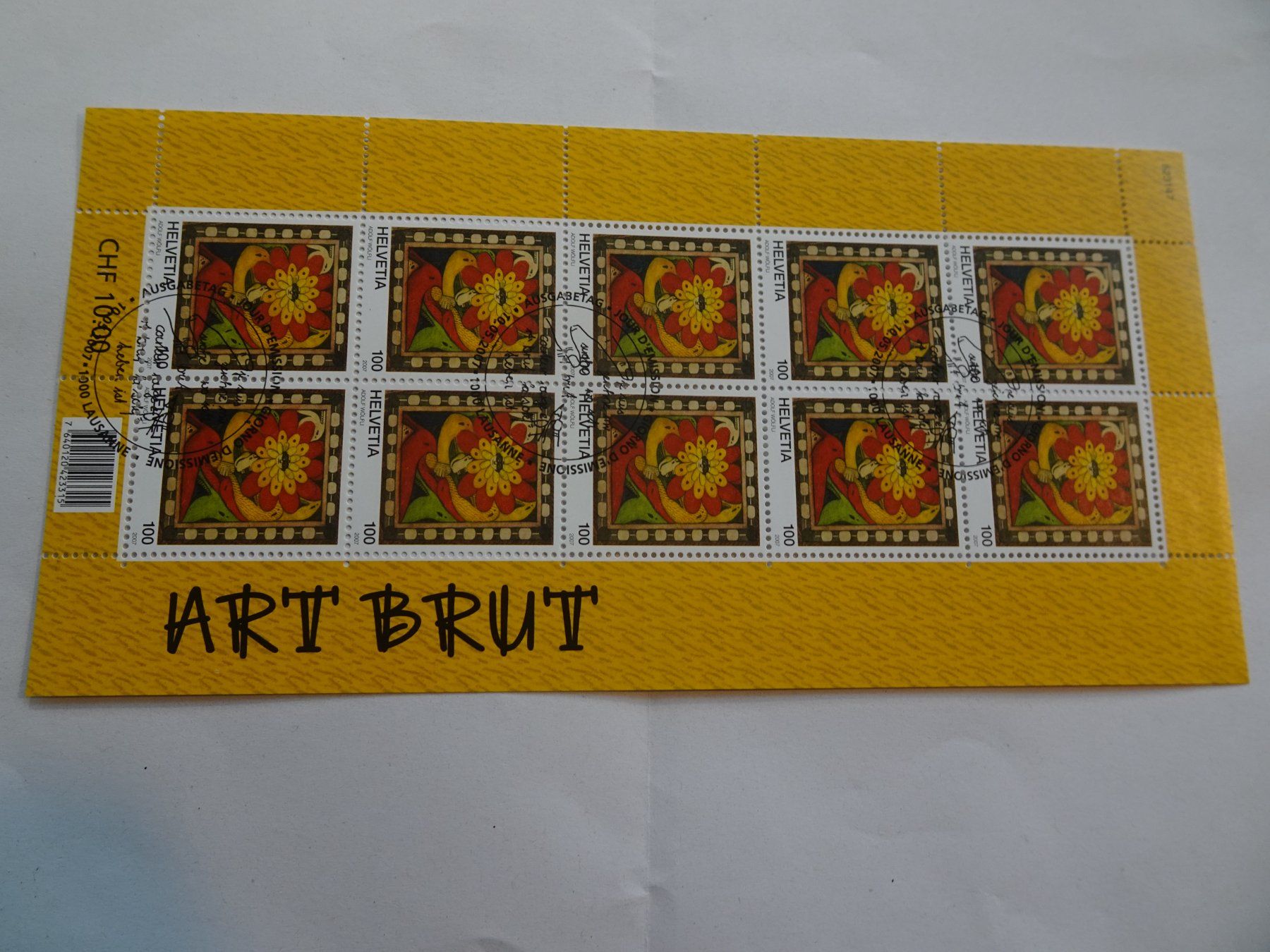 Tutti i francobolli: 2007, KLEINBOGEN ART BRUT, AUSGABETAG – Nuovo (secondo la descrizione) da Eschenbach SG venduto da eDaisy