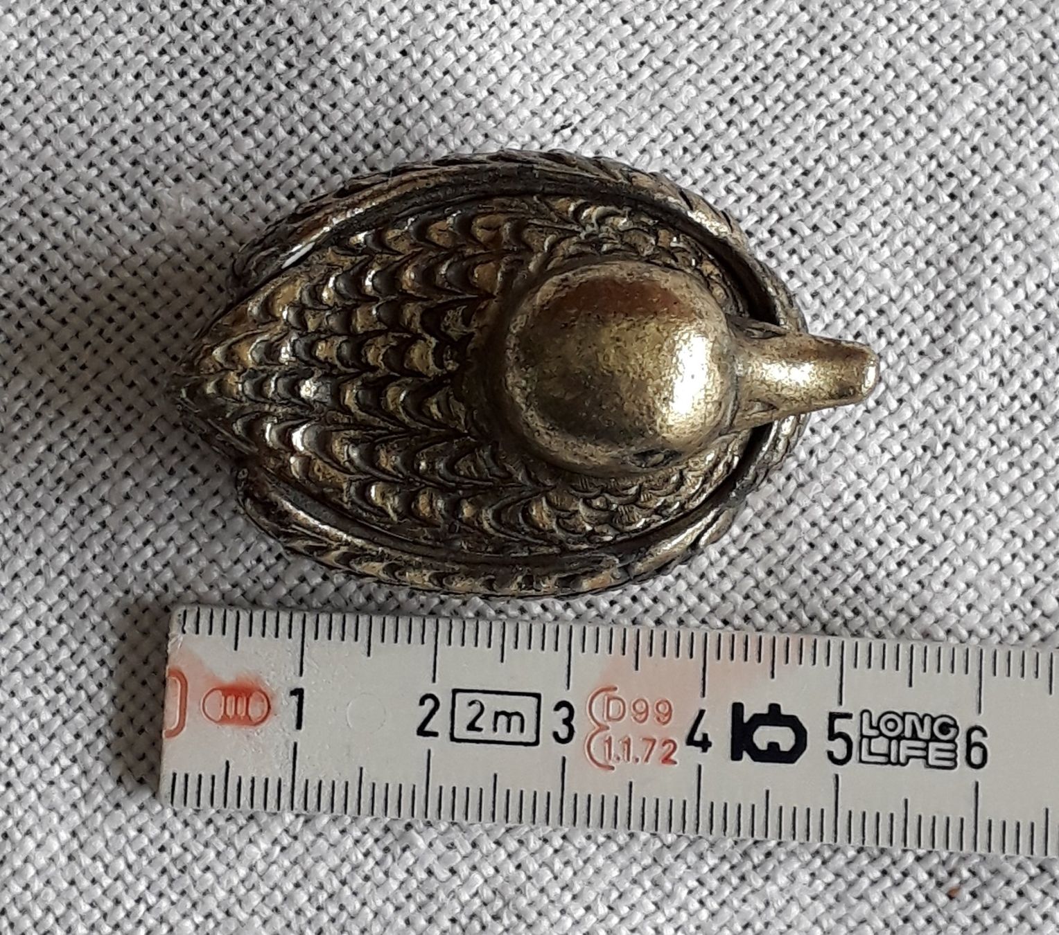 Behälter & Ähnliches: VINTAGE Messing "Ente" Pillendose-Süssstoffdose & kl. Löffel – Gebraucht aus Zürich von silver-team 6