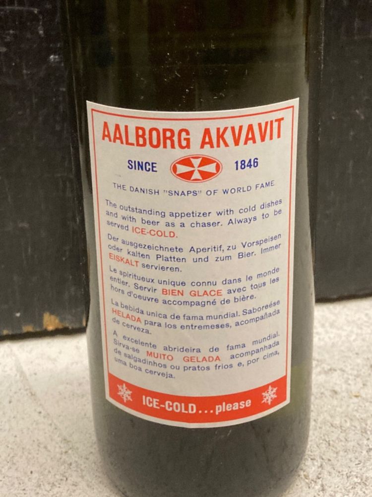 Bevande alcoliche: Aalborg Akvavit – Usato da zürich venduto da papalapa 1