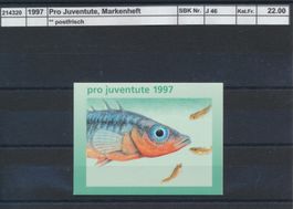 1997 Pro Juventute, Markenheftchen, ** postfrisch