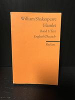 Shakespeare Hamlet, Reclam, Band 1: Text, Englisch/Deutsch