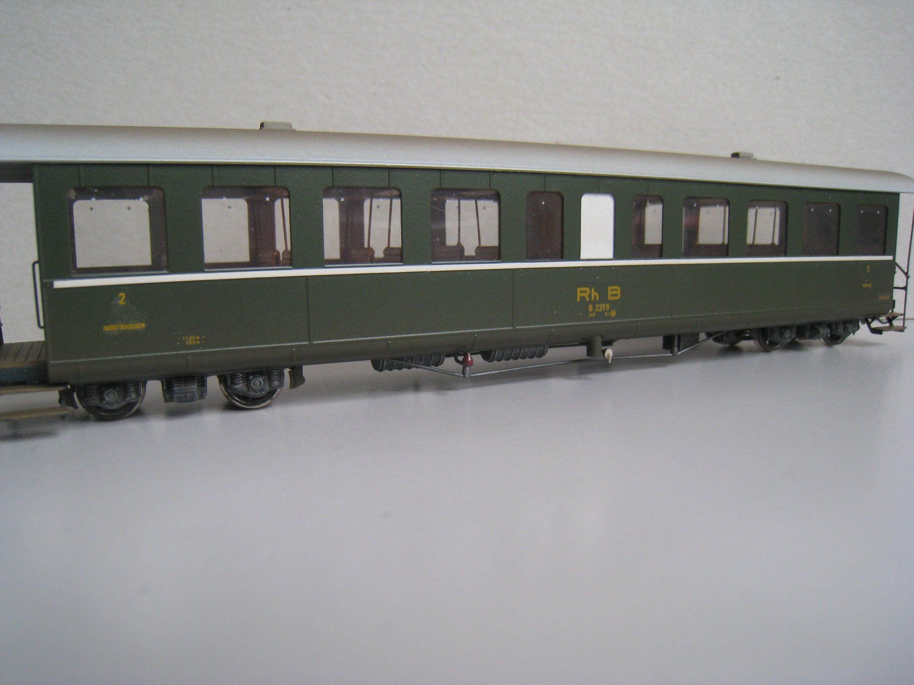 Ferro-suisse Modellini di ferrovie: Ferro Suisse, Rhb B4i 2279 oder 2275, offene Plattform – Usato da Buchs ZH venduto da swiss-train 3