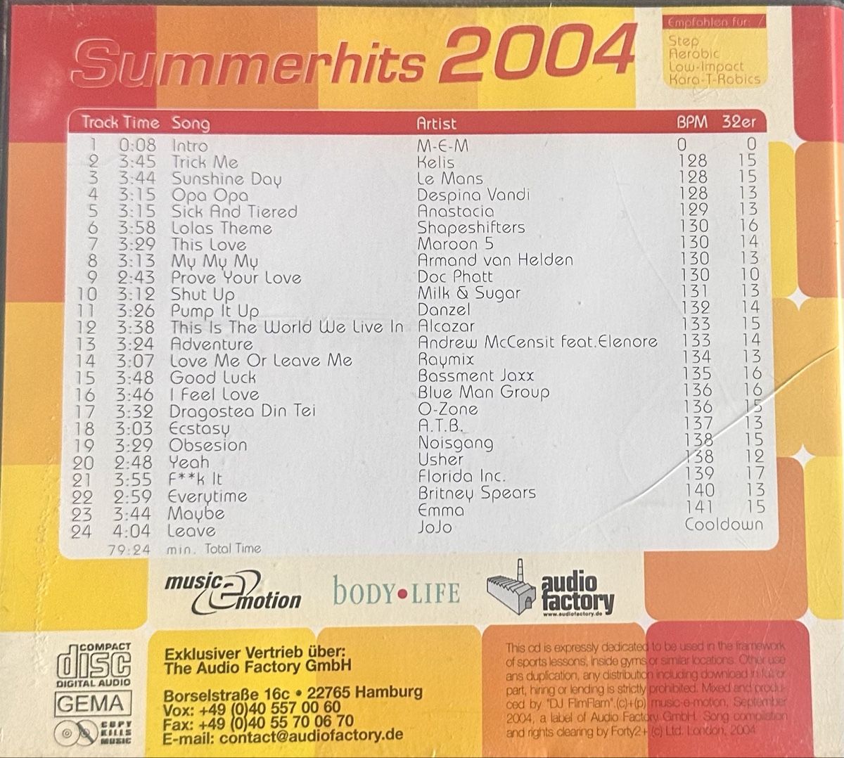 CDs: CD Compilation Summerhits 2004 guter Zustand – D'occasion à Malters par Gustov 1
