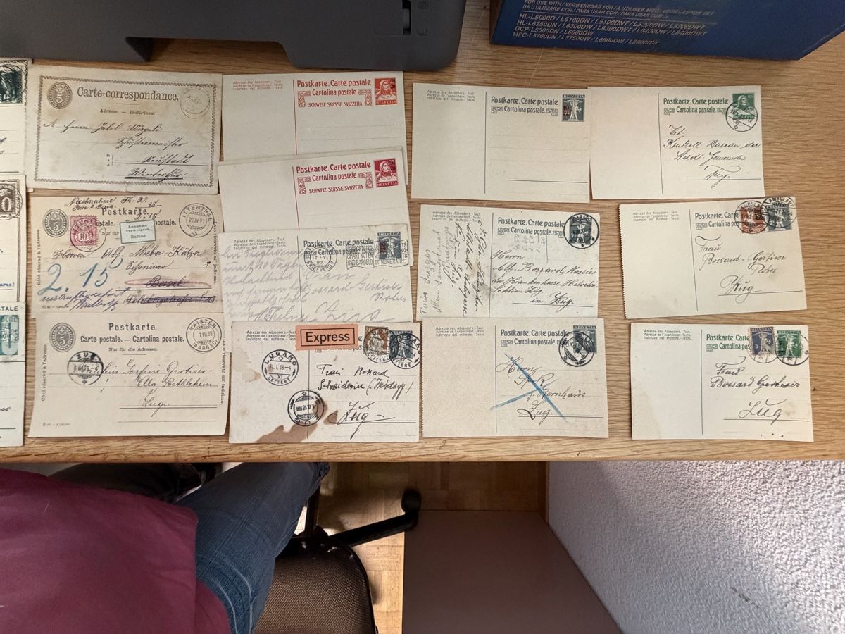 Ansichtskarten: 150 Postkarten Schweiz ab 1900 ca – Gebraucht aus Murgenthal von Tina_4055 2