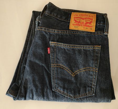 Herren Jeans Levi's 514 W34 L34 dunkelblau guter Zustand