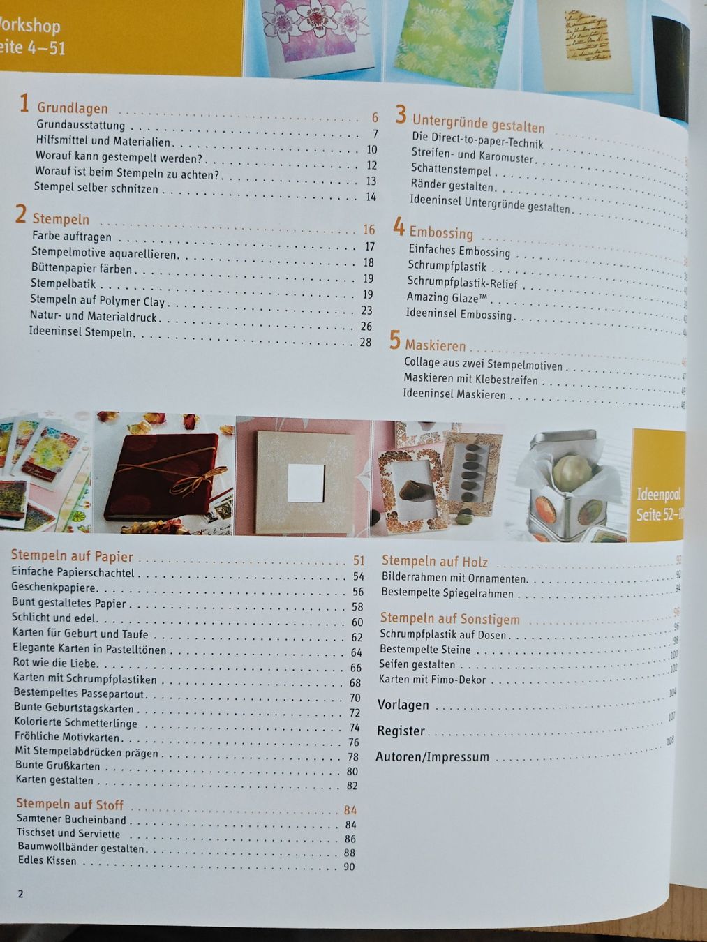 Libri: 1x1 kreativ Stempeltechniken / Topp 2010 – Usato da Muttenz venduto da Negnuja 1